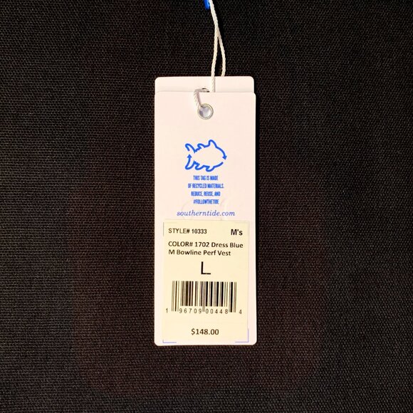 SOUTHERN TIDE Bowline Performance Vest Color- DRESS BLUE Size - MED - NWT - Picture 7 of 7